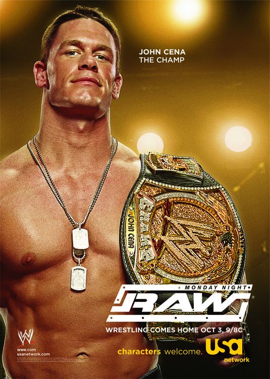 1000 piece jigsaw puzzle for tv poster: WWE Monday Night RAW