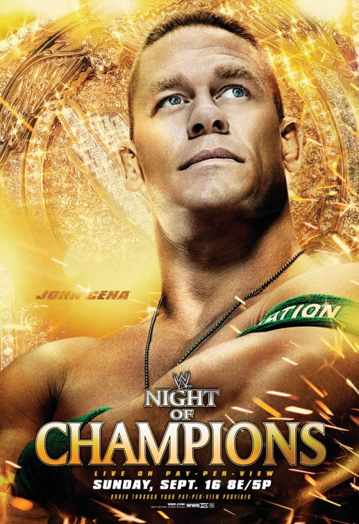 1000 piece jigsaw puzzle for tv poster: WWE: Night of Champions