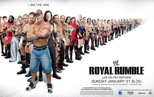 1000 piece jigsaw puzzle for tv poster: WWE Royal Rumble, ver3