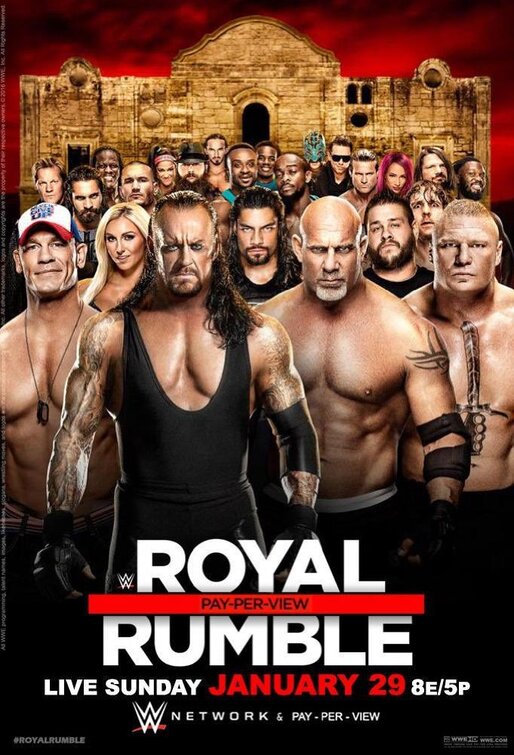 1000 piece jigsaw puzzle for tv poster: WWE Royal Rumble, ver7