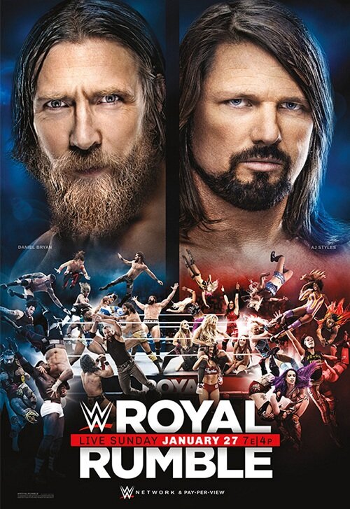 1000 piece jigsaw puzzle for tv poster: WWE Royal Rumble, ver9