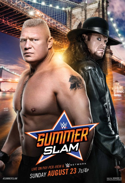 1000 piece jigsaw puzzle for tv poster: WWE Summerslam, ver10