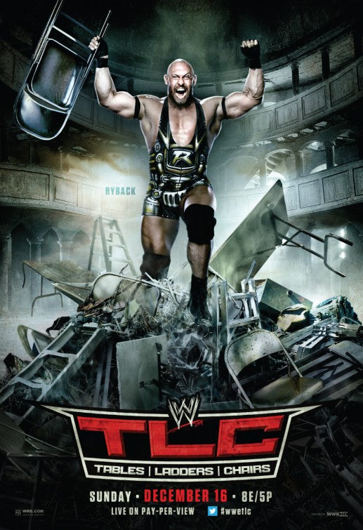 1000 piece jigsaw puzzle for tv poster: WWE TLC: Tables, Ladders & Chairs, ver2