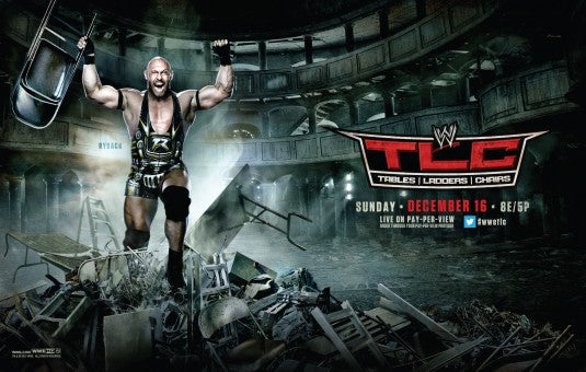 1000 piece jigsaw puzzle for tv poster: WWE TLC: Tables, Ladders & Chairs, ver3