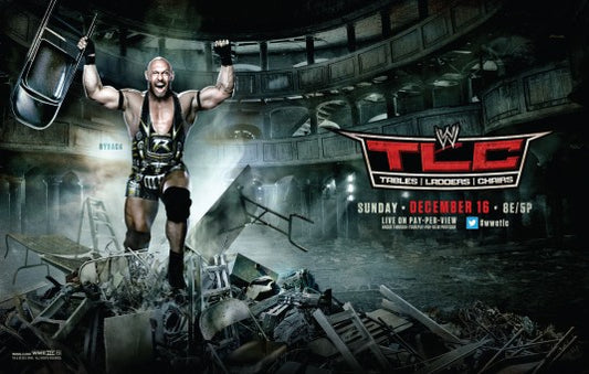 1000 piece jigsaw puzzle for tv poster: WWE TLC: Tables, Ladders & Chairs, ver3