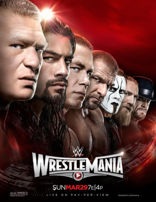 1000 piece jigsaw puzzle for tv poster: WWE Wrestlemania, ver10