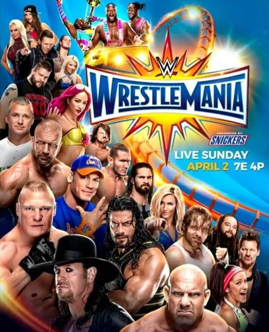 1000 piece jigsaw puzzle for tv poster: WWE Wrestlemania, ver12