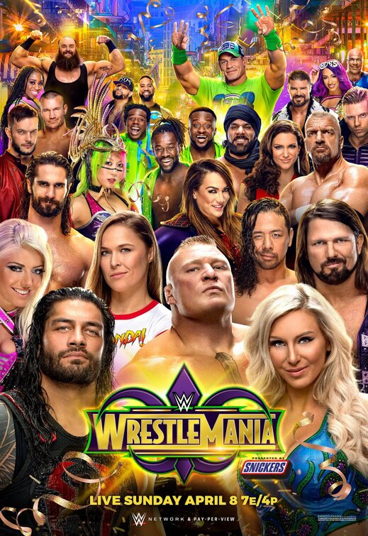 1000 piece jigsaw puzzle for tv poster: WWE Wrestlemania, ver13