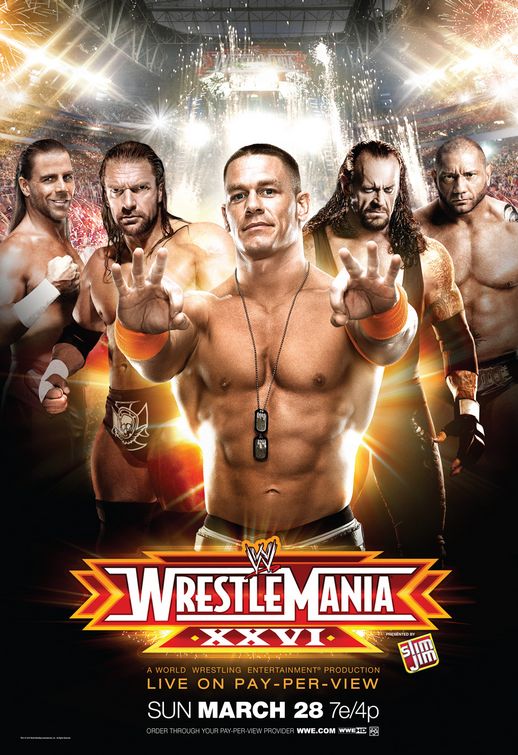 1000 piece jigsaw puzzle for tv poster: WWE Wrestlemania, ver3