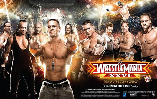 1000 piece jigsaw puzzle for tv poster: WWE Wrestlemania, ver4