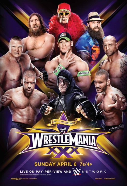 1000 piece jigsaw puzzle for tv poster: WWE Wrestlemania, ver9