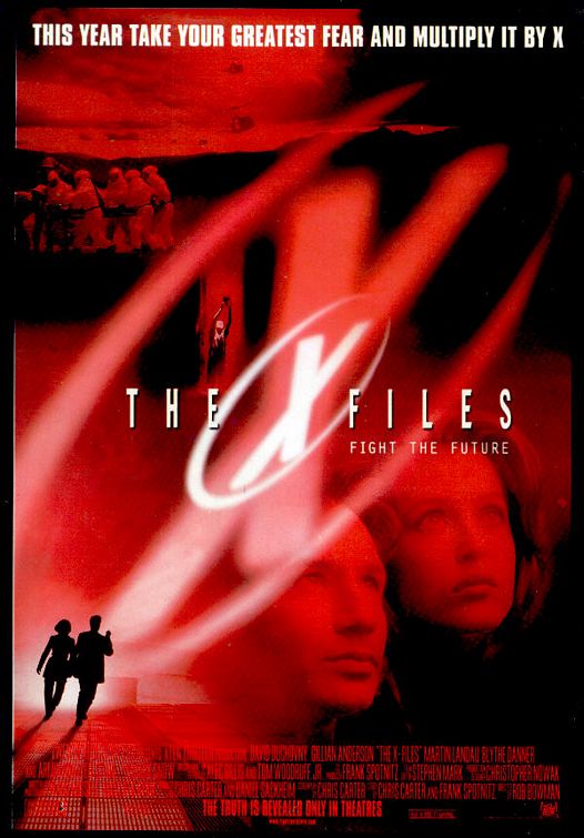 the movie poster: The X-Files (1998) ver5