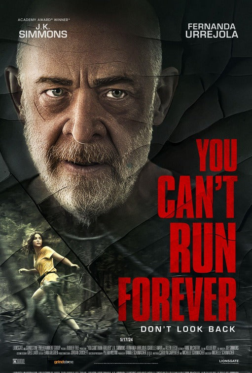 1000 piece jigsaw puzzle for the movie poster: You Can't Run Forever (2024)